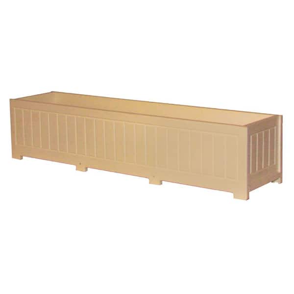 Eagle One Catalina 48 in. x 12 in. Cedar Recycled Plastic Commercial Grade Planter Box
