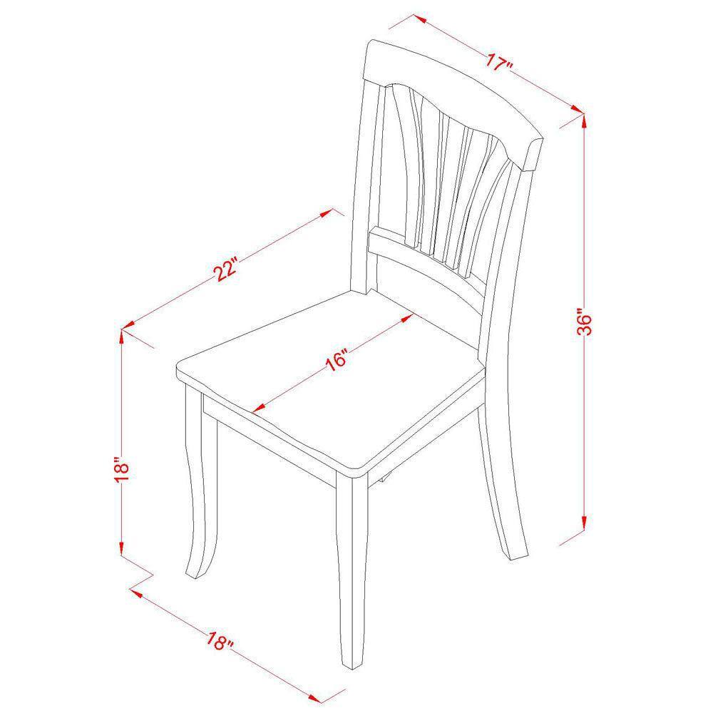 Linen White Round Wood Dining Set with 4 Chairs