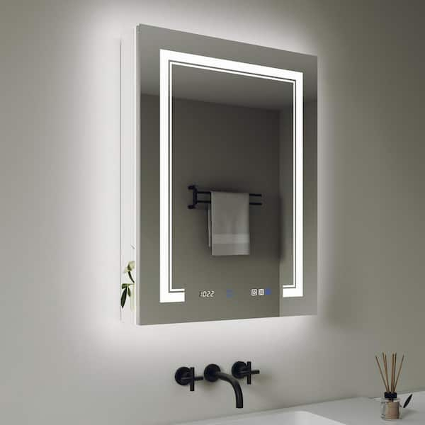 ExBrite Delux2 24 in. W x 32 in. H Rectangular Recessed/Surface Mount ...