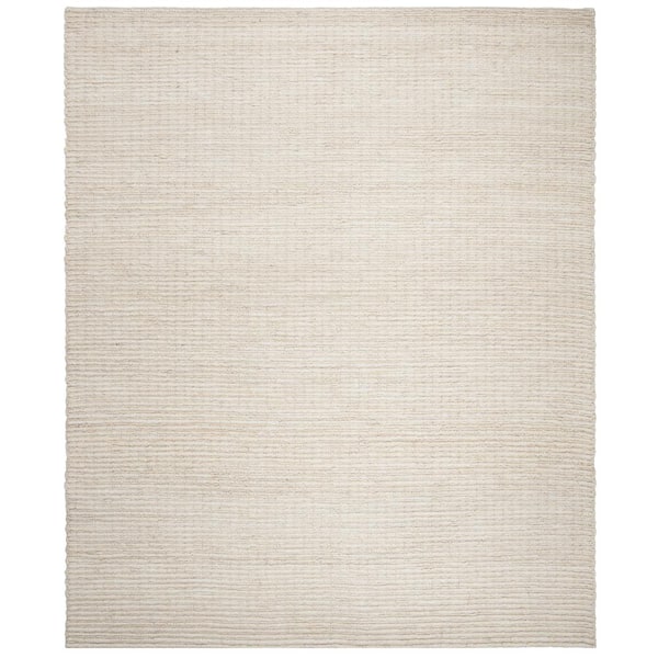 SAFAVIEH Natural Fiber Ivory 11 ft. x 15 ft. Woven Solid Area Rug