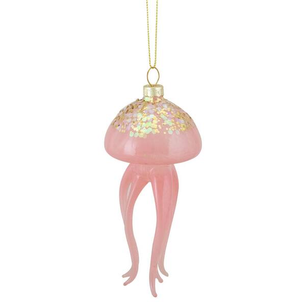 pink glass tree ornaments