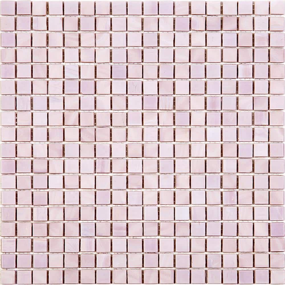 Lavender Iridescent Glass Mosaic Wall and Floor Tile