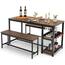 3-Pcs Dining Table (Set for 4) Kitchen Dining Room - rated 5 stars from 1 reviews