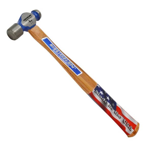 Vaughan 4 oz. Steel Ball Pein Hammer with 10 in. Hardwood Handle