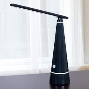15 in. Black Contemporary LED Desk Lamp
