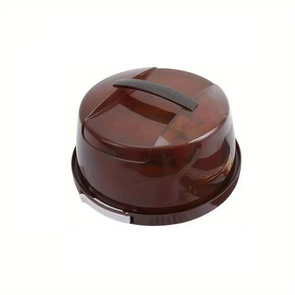 1pc 24-grid Double Layer Cupcake Box With Lid, Portable & Reusable