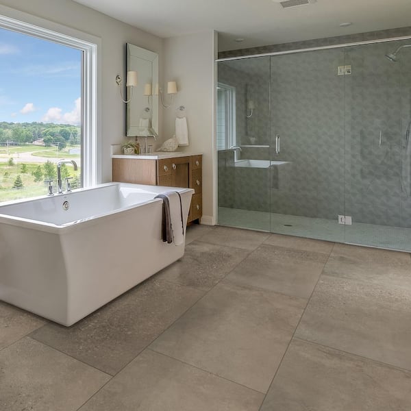 Amstel Cemento 24 in. x 48 in. Matte Porcelain Floor and Wall Tile (40-Cases/640 sq. ft./Pallet)