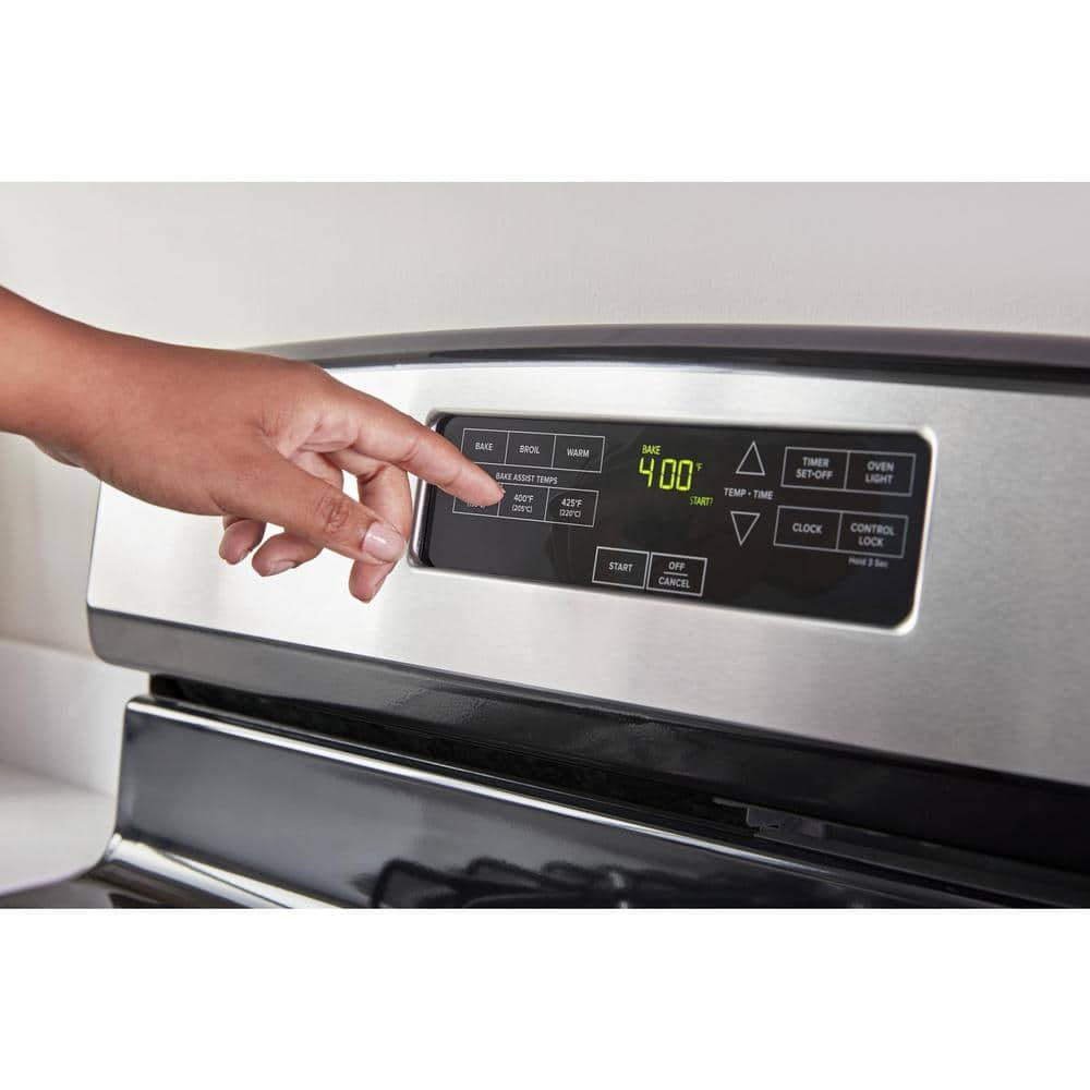 30-Inch Black Freestanding Natural Gas Range with Broiler Drawer