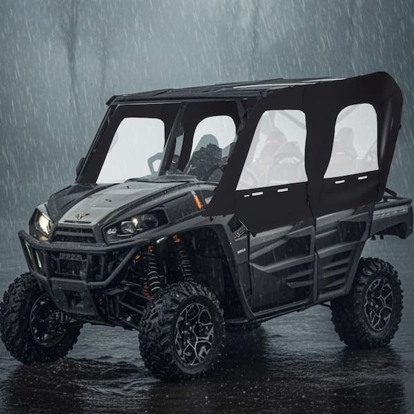 VEVOR Cab Enclosure Upper Doors, Compatible with Kawasaki Teryx4