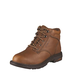 ladies lace up work boots