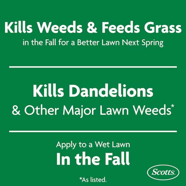 Turf Builder 33.84 lbs. 12,000 sq. ft. WinterGuard Weed Killer Plus Fall Dry Fertilizer