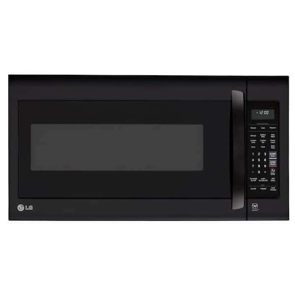 LG 2.0 cu. ft. Over the Range Microwave in Smooth Black with EasyClean and Sensor Cooking