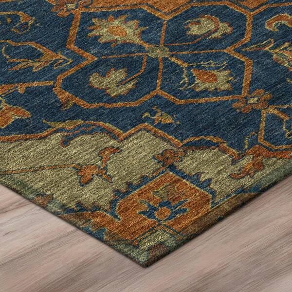Chantille Machine Washable Indoor/Outdoor Abstract ACN3027 Terracotta 3 ft. x 4 ft. Area Rug