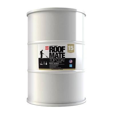 Roof Mate Top Coat 55 Gal. Tinner's Red Acrylic Elastomeric Roof Coating (15-Year Limited Warranty)