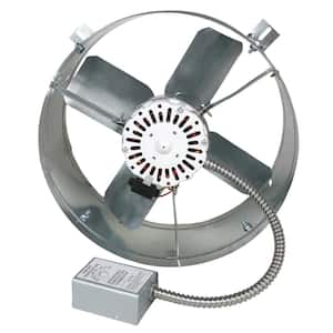 1650 CFM Mill Electric Powered Gable Mount Electric Attic Fan