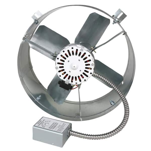 Maxx Air 1650 CFM Mill Electric Powered Gable Mount Electric Attic Fan