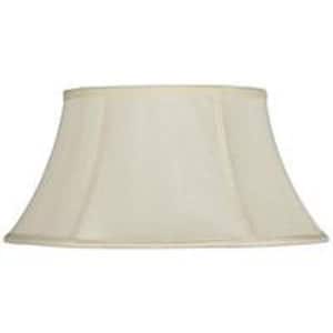 10.75 in. Eggshell Fabric Vertical Piped Shade