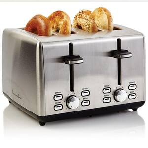 Professional Series 4-Slice Stainless Steel Wide Slot Toaster