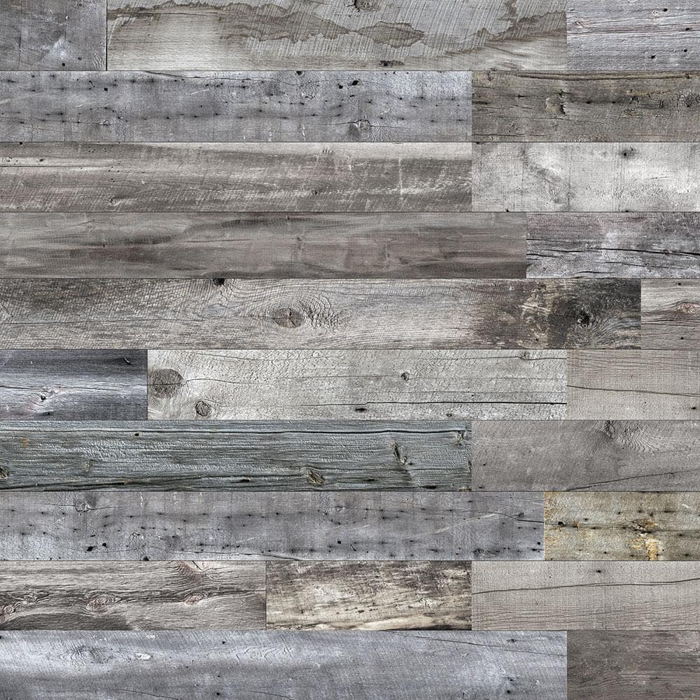 Enkor Barnwood Collection 3 8 In X 6 In X 64 In Mountain Music Engineered Wood Interior Accent Wall Panel 8 Panels Box 129201 The Home Depot
