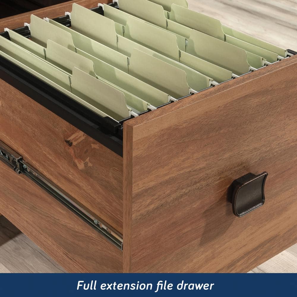 Sindoori Mango Wood Computer Desk with Hutch and Drawers