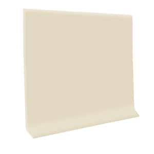 Pinnacle Rubber Almond 4 in. x 1/8 in. x 48 in. Wall Cove Base (30-Pieces)