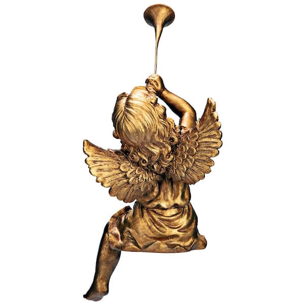 Design Toscano 13.5 in. H Trumpeting Angels of St. Peters