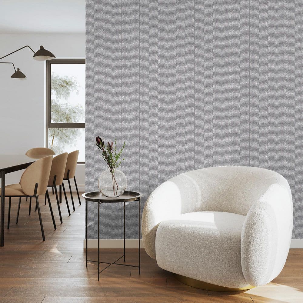 Natural Herringbone Dark Gray Wallpaper price history on PriceWatchPro