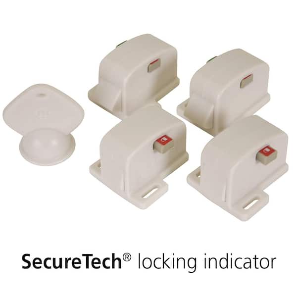 Safety 1st Magnetic Locking System Starter Set 2 Locks  #HS130   NEW 