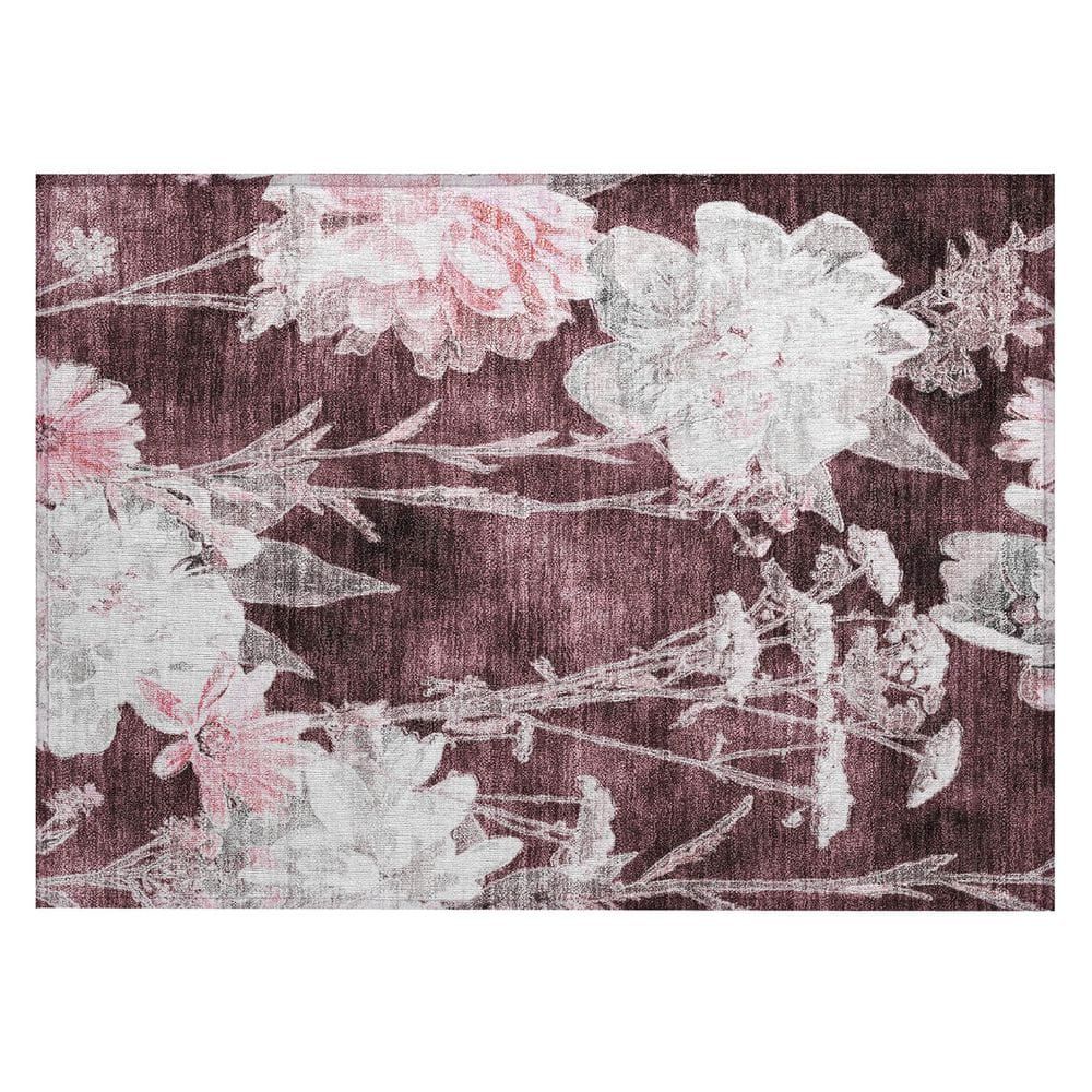 Chantille Machine Washable Indoor/Outdoor Abstract ACN2796 Burgundy 3 ft. x 4 ft. Area Rug price history on PriceWatchPro