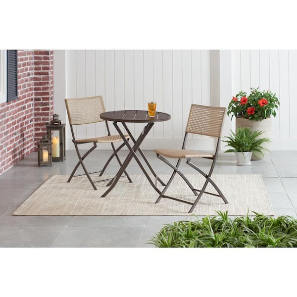 folding wicker chair home depot