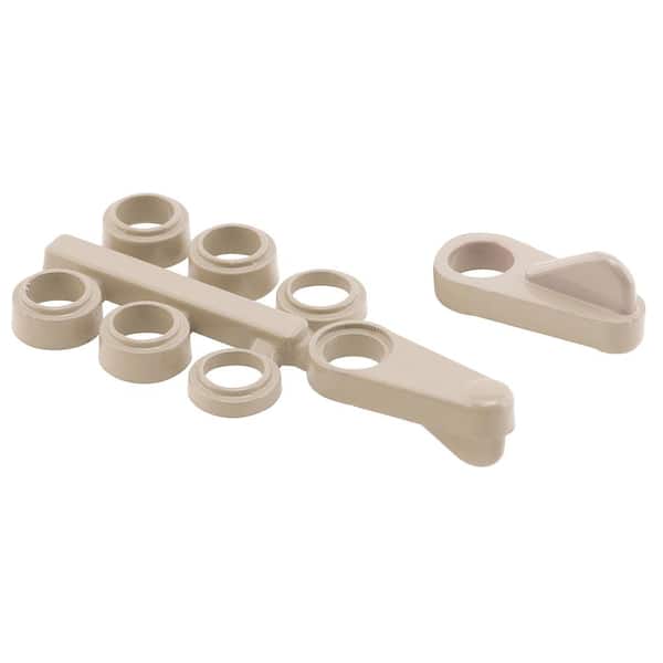 Prime-Line Universal Stackable Screen Clips Fits Flush to 7/16 in. Diecast Almond