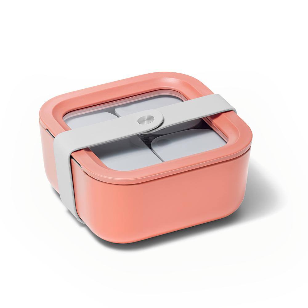 Perracotta 4.4 Cup Glass Lunch Box with Lid