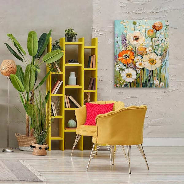 Woodland Inspiration Florals by Franklyn Gregory Unframed Nature Graphic Art Print 40 in. x 30 in.
