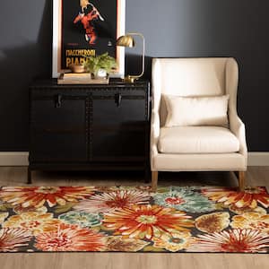 Charm Multi 5 ft. x 8 ft. Floral Area Rug