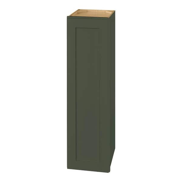Avondale 12 in. W x 12 in. D x 42 in. H Ready to Assemble Plywood Shaker Wall Kitchen Cabinet in Fern Green
