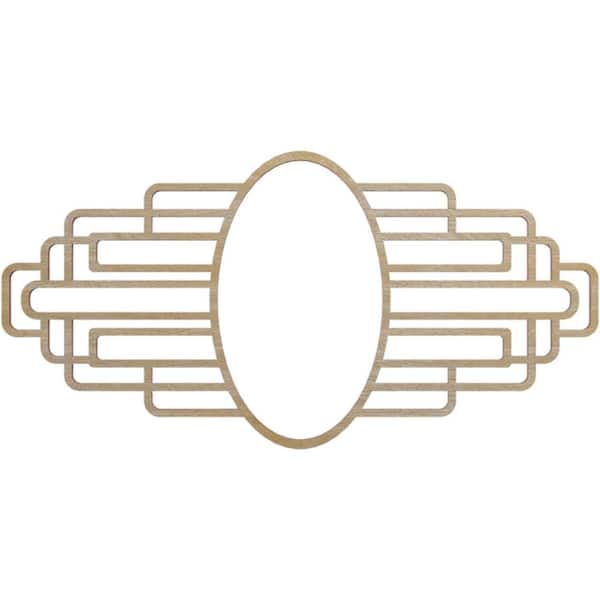 Ekena Millwork 0.25 in. x 6 in. x 8 in. Wood Medallion Moulding