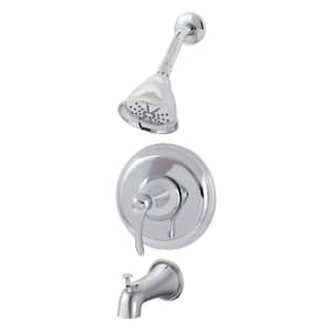 1-Handle Tub and Shower Trim Kit in Chrome (Valve Not Included)