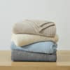 Truly Soft Cozy Knit Throw Light Blue Polyester 1-Piece 50 x 70 Throw  Blanket TH5553LB-9100 - The Home Depot