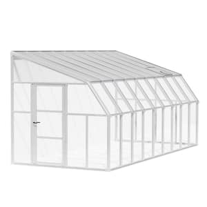 Sun Room 8 ft. x 18 ft. White/Clear Patio Enclosure and Solarium