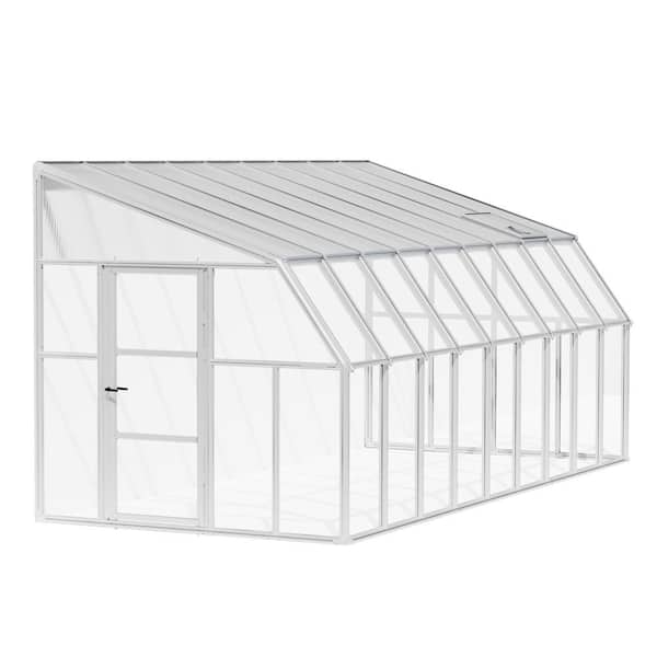 CANOPIA by PALRAM Sun Room 8 ft. x 18 ft. White/Clear Patio Enclosure and Solarium