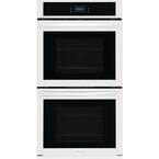 27 in. Double Electric Wall Oven with Convection in White