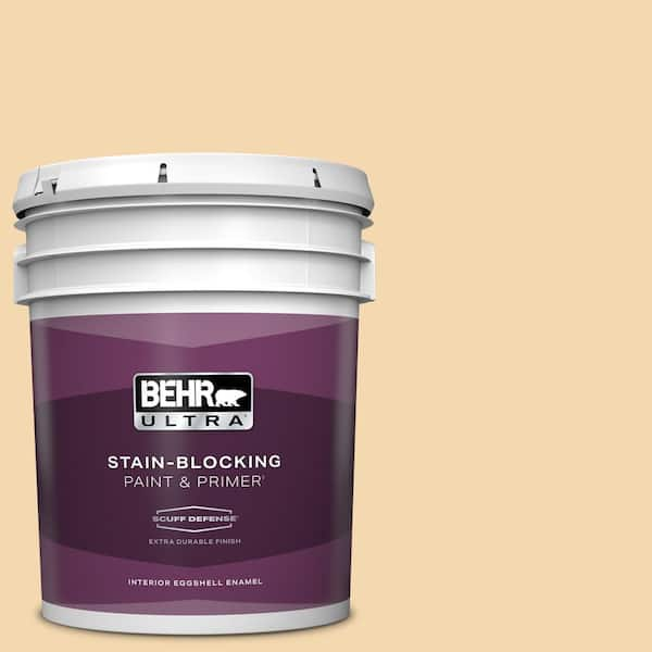 BEHR ULTRA 5 gal. #330C-3 Clam Chowder Extra Durable Eggshell Enamel Interior Paint & Primer