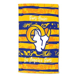 NFL La Rams Cotton/Polyester Blend Multi Color Pocket Beach Towel
