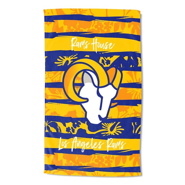 THE NORTHWEST GROUP NFL La Rams Cotton/Polyester Blend Multi Color Pocket Beach Towel
