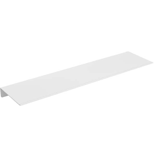 20 in. W x 4.92 in. D White Metal Floating Decorative Wall Shelf
