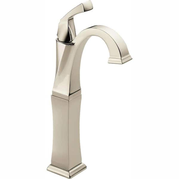 Delta Dryden Single Hole Single-Handle Vessel Bathroom Faucet in Polished Nickel