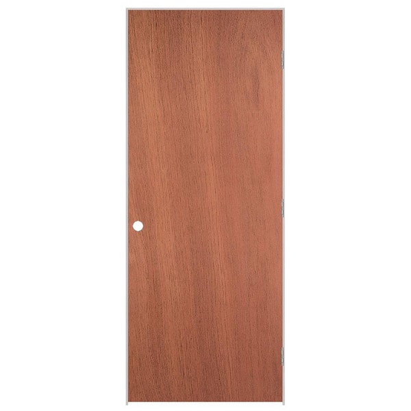 Masonite 36 in. x 80 in. No Panel Left-Handed Unfinished Composite Hollow Core Single Prehung Interior Door 4-9/16 in. Flat Jamb