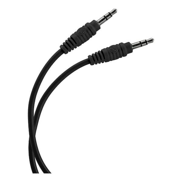 Auto Drive Lightning to 3.5 mm Plug Stereo Aux Cable, 3 ft Audio Cord, Mfi  Certified,Black 