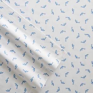 Percale Printed Graphic 200-Thread Count Cotton Sheet Set