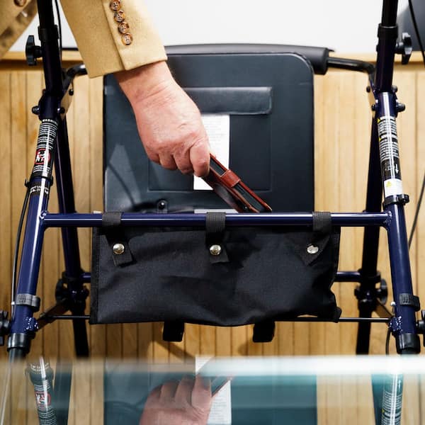 Carex Health Brands Step-N-Rest Rolling Walker FGA22300 0000 - The